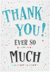 Piccadilly Greetings Heartfelt Wishes Sentimental Thank You Card - 9 x 6 inches - Regal Publishing,Yellow
