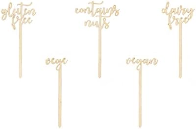 Cake Topper Happy Birthday Wood 16.5 cm Cake Decoration Cupcake Cake Birthday Party