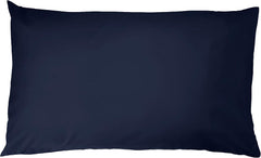 Amazon Basics Microfiber Pillowcases, Standard Size 50 x 80 cm (Pack of 2), Navy Blue, Pillows Not Included