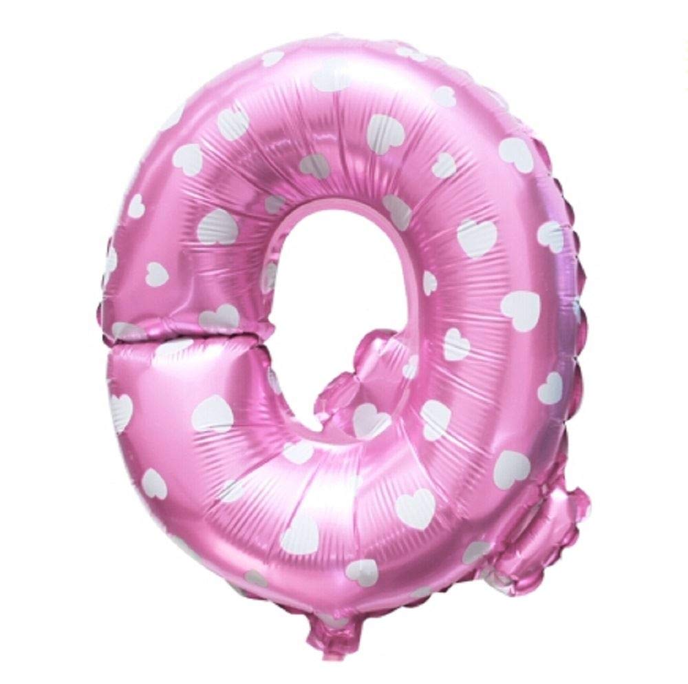 16" Silver Number 0 Foil Balloons Air Filled Self Inflating Birthday Anniversary Wedding Party Banner Decorations