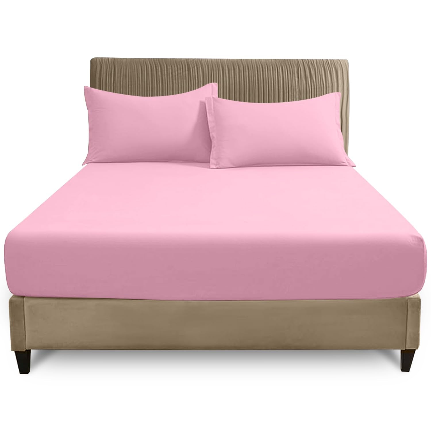 GC GAVENO CAVAILIA Housewife Pillowcases 2 Pack, Breathable Standard Pillow Cases, Plain Pillow Covers With Envelop Closure, Berry, 708766, 2 x Pillow Case