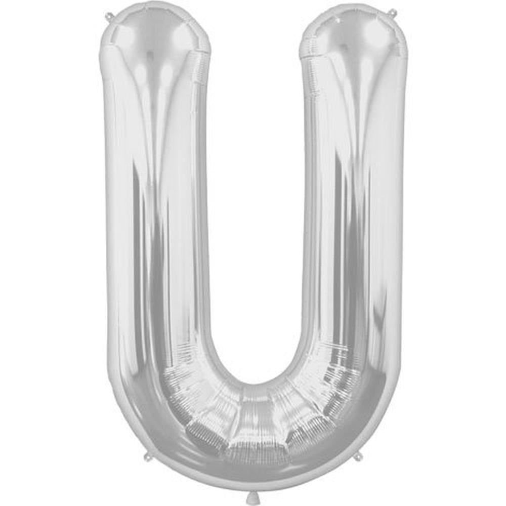 16" Silver Number 0 Foil Balloons Air Filled Self Inflating Birthday Anniversary Wedding Party Banner Decorations