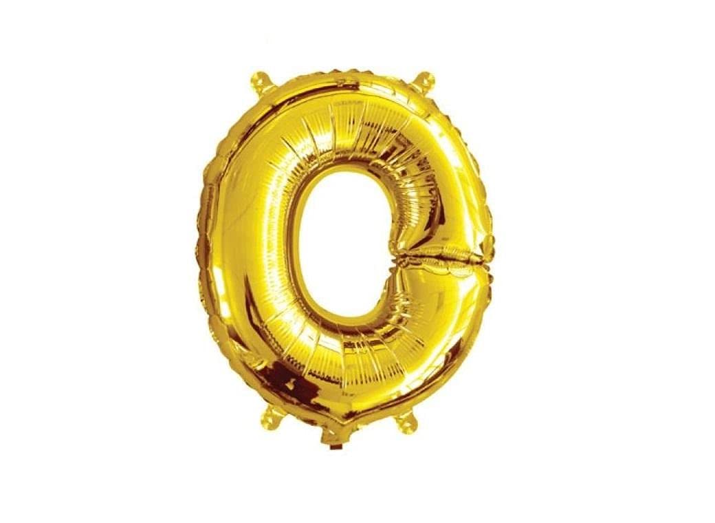 16" Silver Number 0 Foil Balloons Air Filled Self Inflating Birthday Anniversary Wedding Party Banner Decorations