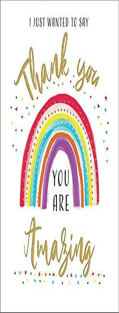 Piccadilly Greetings Heartfelt Wishes Sentimental Thank You Card - 9 x 6 inches - Regal Publishing,Yellow