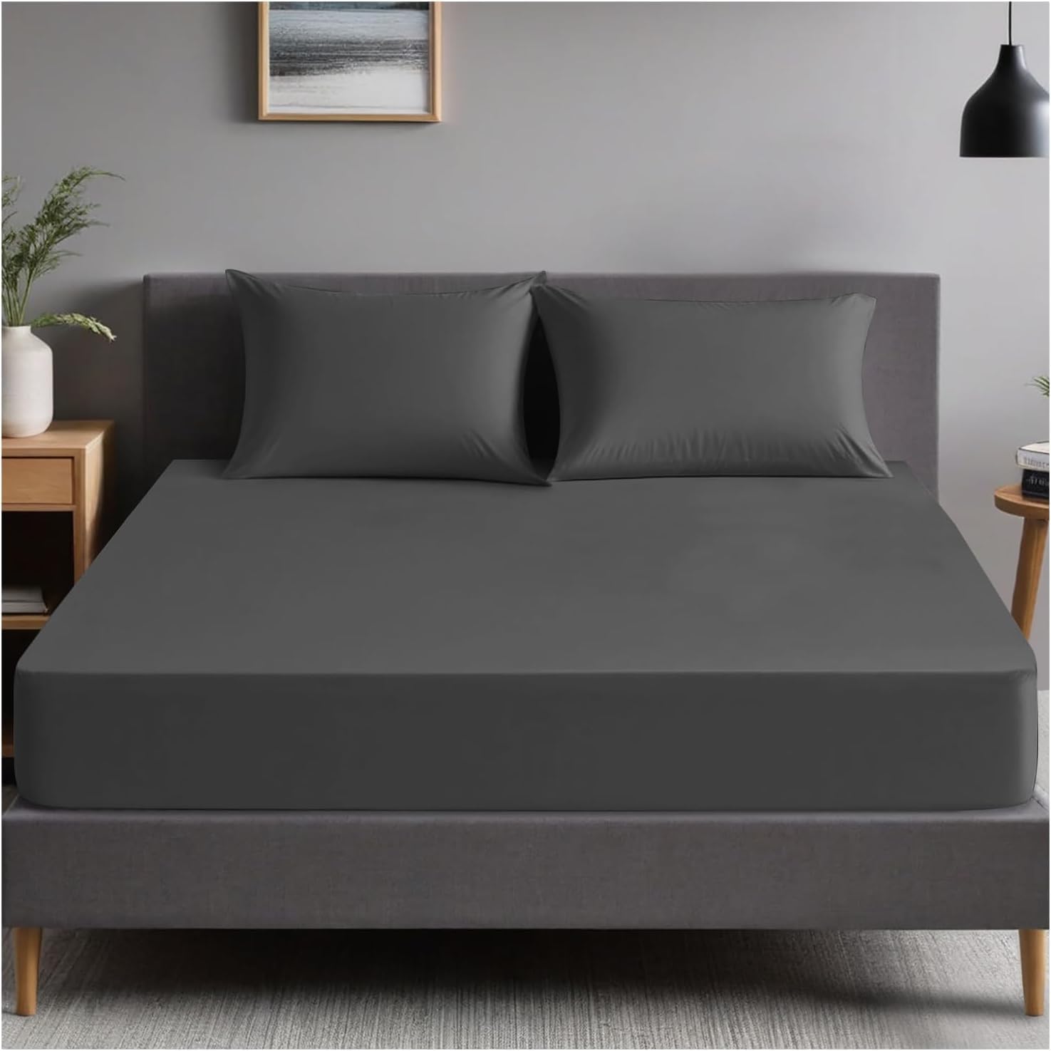 GC GAVENO CAVAILIA Housewife Pillowcases 2 Pack, Breathable Standard Pillow Cases, Plain Pillow Covers With Envelop Closure, Berry, 708766, 2 x Pillow Case