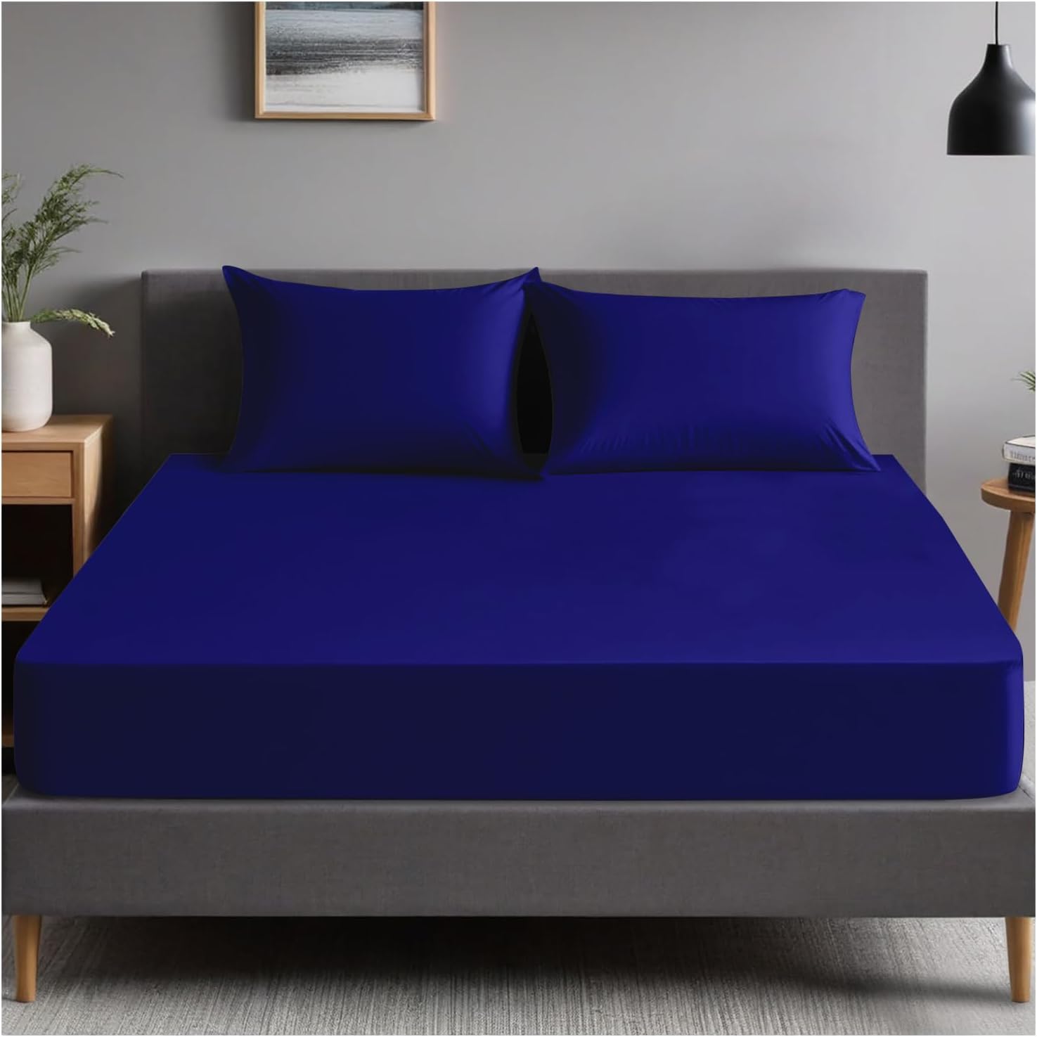 GC GAVENO CAVAILIA Housewife Pillowcases 2 Pack, Breathable Standard Pillow Cases, Plain Pillow Covers With Envelop Closure, Berry, 708766, 2 x Pillow Case