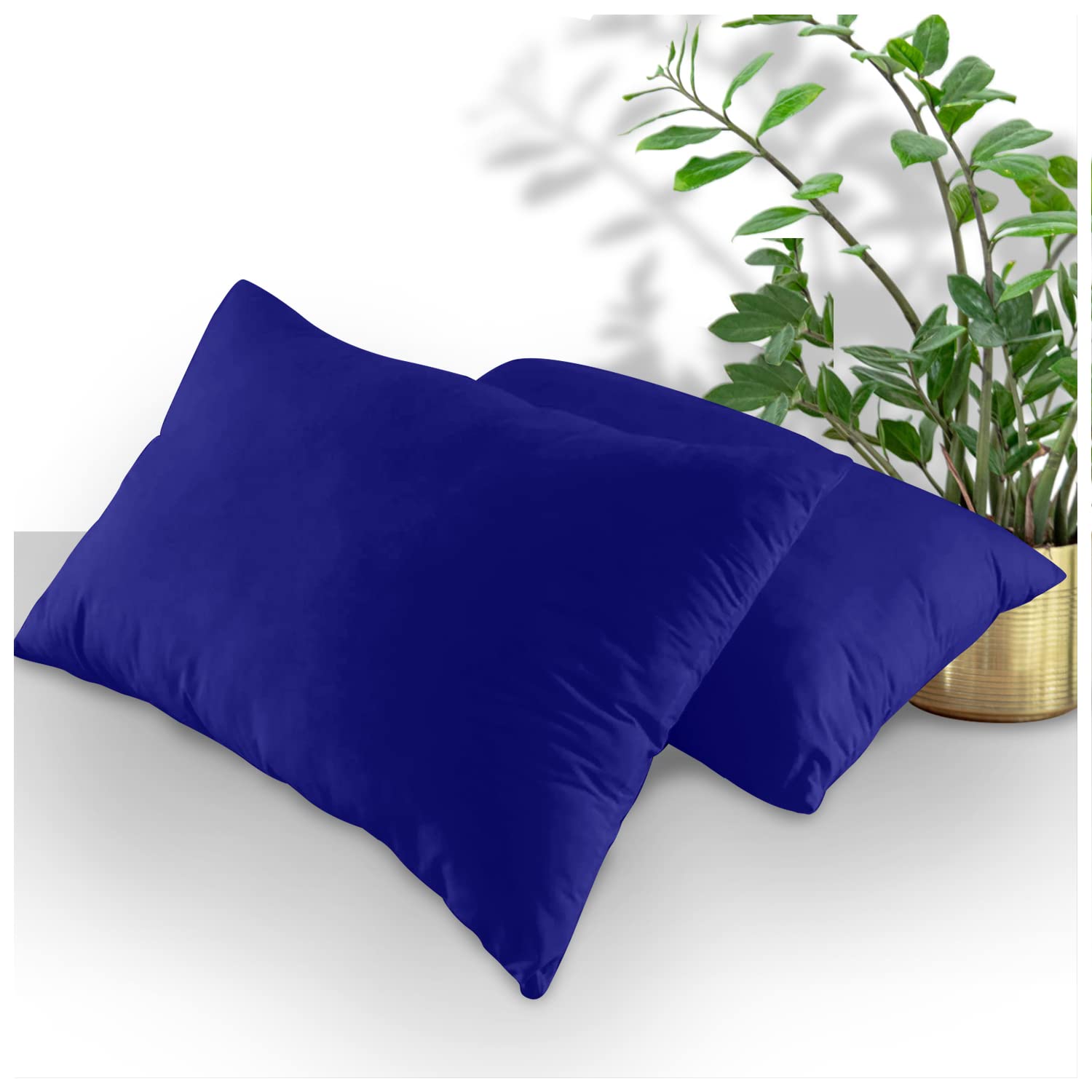 GC GAVENO CAVAILIA Housewife Pillowcases 2 Pack, Breathable Standard Pillow Cases, Plain Pillow Covers With Envelop Closure, Berry, 708766, 2 x Pillow Case