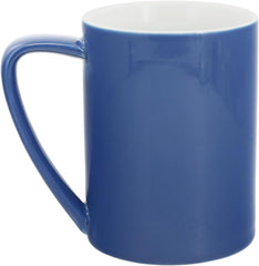 Pavilion - Happy Bday 18 oz Coffee Mug Tea Cup - Argyle Patterned Blue Crew Socks Women US 9-13 & Men US 8-12 Birthday Party Celebration Decoration Commemoration Gift Present for Him