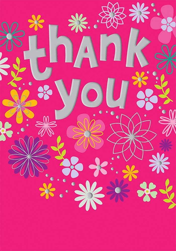 Piccadilly Greetings Heartfelt Wishes Sentimental Thank You Card - 9 x 6 inches - Regal Publishing,Yellow