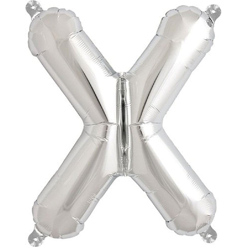 16" Silver Number 0 Foil Balloons Air Filled Self Inflating Birthday Anniversary Wedding Party Banner Decorations