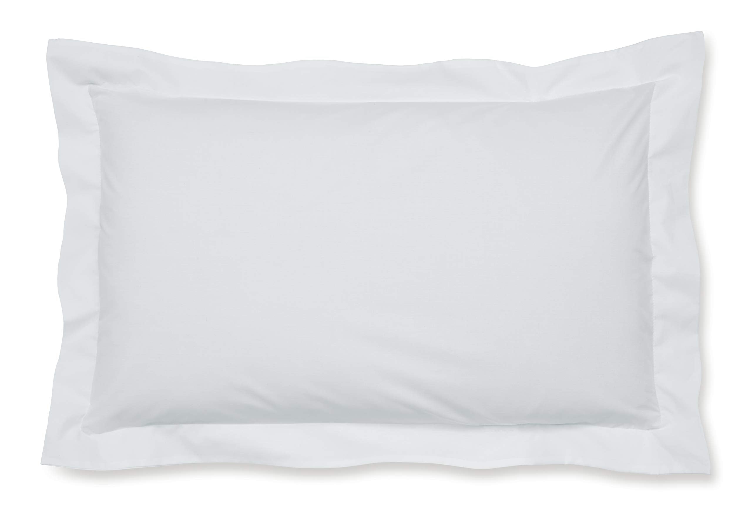 Catherine Lansfield Pillowcases Easy Iron Percale Standard 50x75cm Pack of 2 Pillow cases with envelope closure Ochre