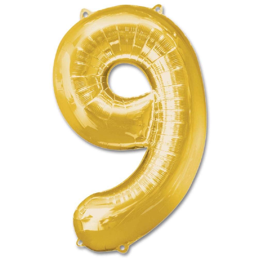 16" Silver Number 0 Foil Balloons Air Filled Self Inflating Birthday Anniversary Wedding Party Banner Decorations