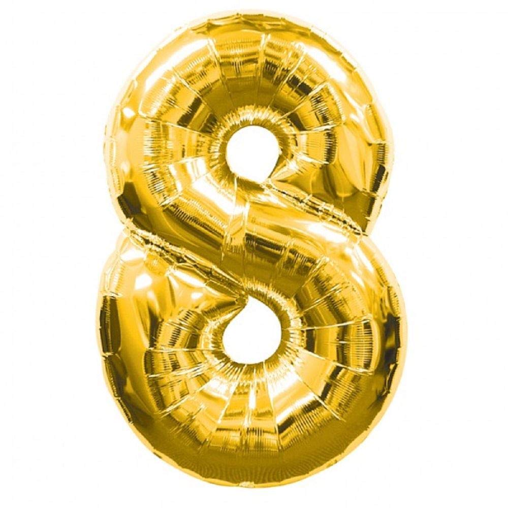 16" Silver Number 0 Foil Balloons Air Filled Self Inflating Birthday Anniversary Wedding Party Banner Decorations
