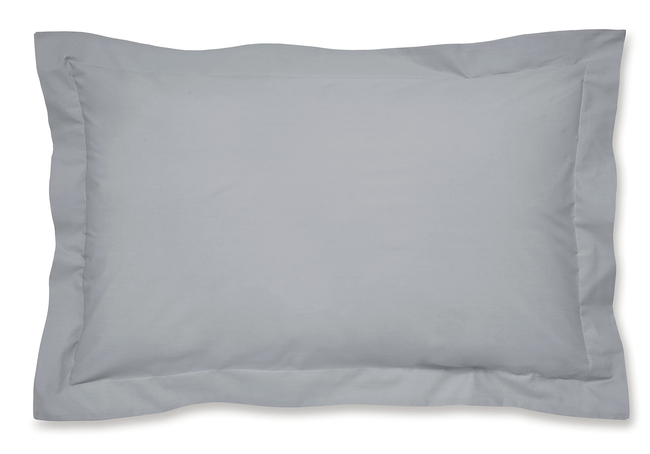 Catherine Lansfield Pillowcases Easy Iron Percale Standard 50x75cm Pack of 2 Pillow cases with envelope closure Ochre