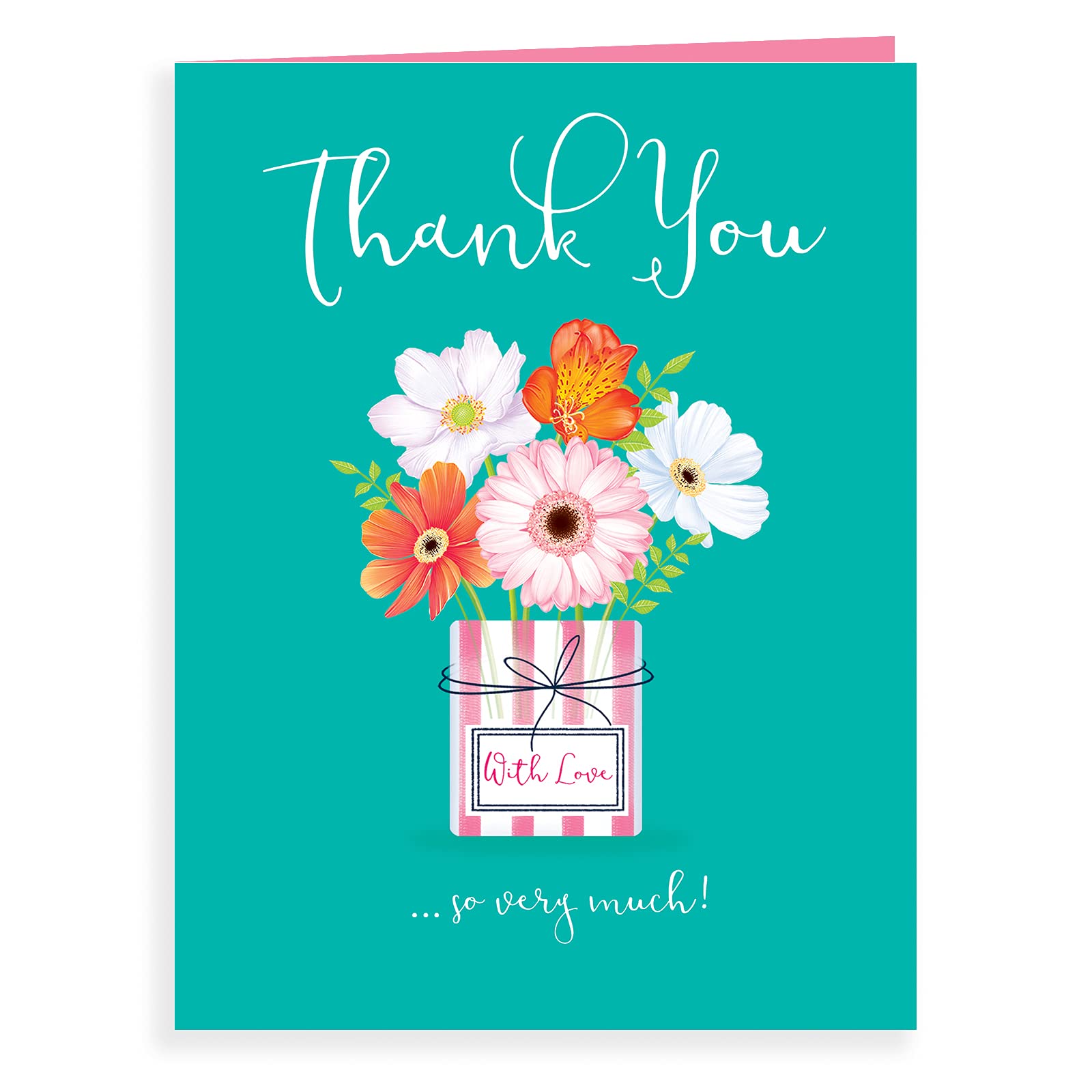 Piccadilly Greetings Heartfelt Wishes Sentimental Thank You Card - 9 x 6 inches - Regal Publishing,Yellow