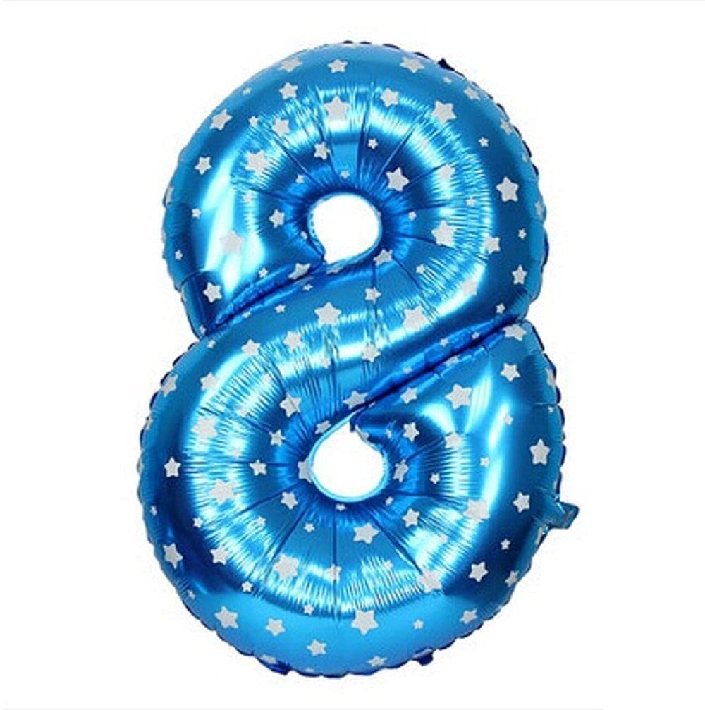 16" Silver Number 0 Foil Balloons Air Filled Self Inflating Birthday Anniversary Wedding Party Banner Decorations