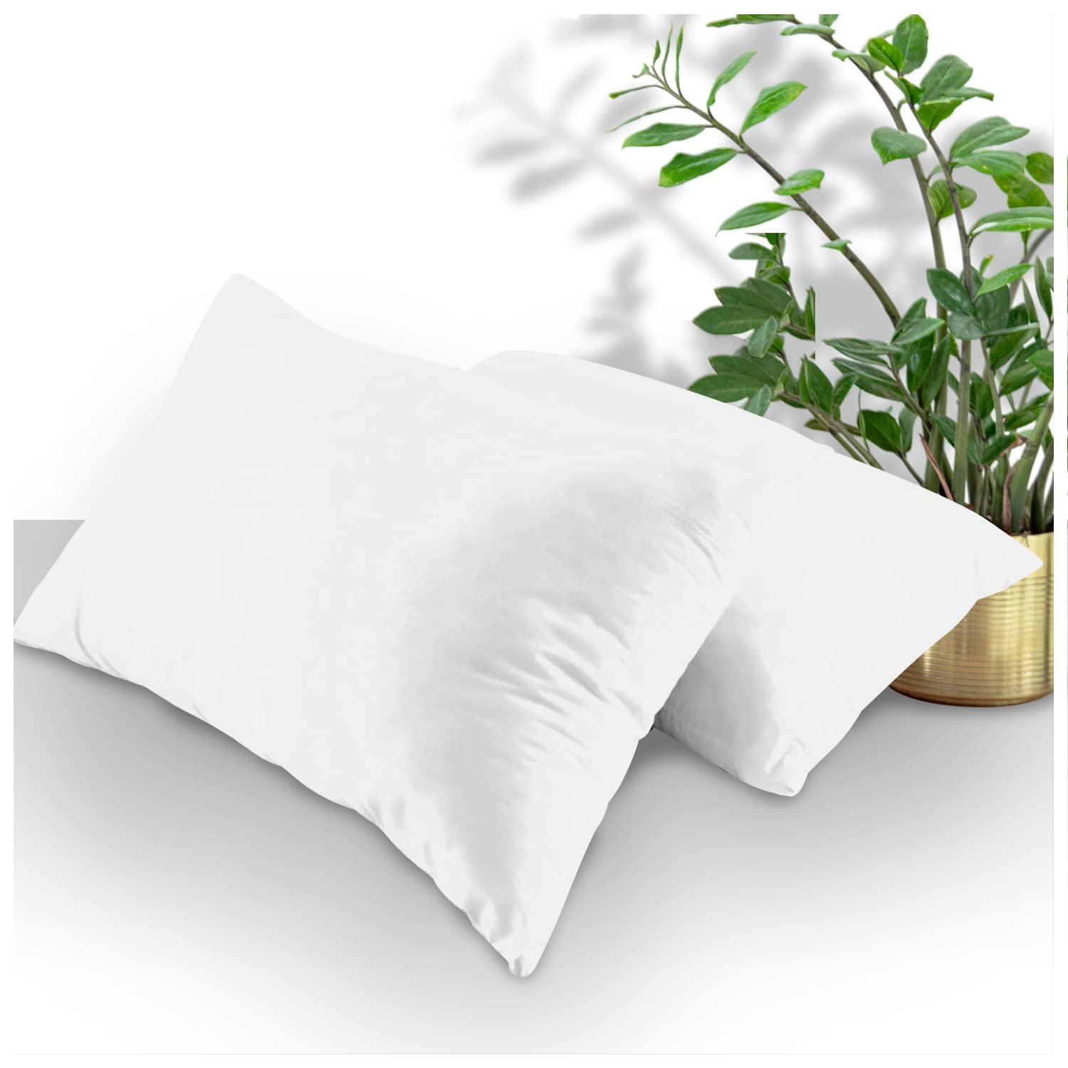 GC GAVENO CAVAILIA Housewife Pillowcases 2 Pack, Breathable Standard Pillow Cases, Plain Pillow Covers With Envelop Closure, Berry, 708766, 2 x Pillow Case