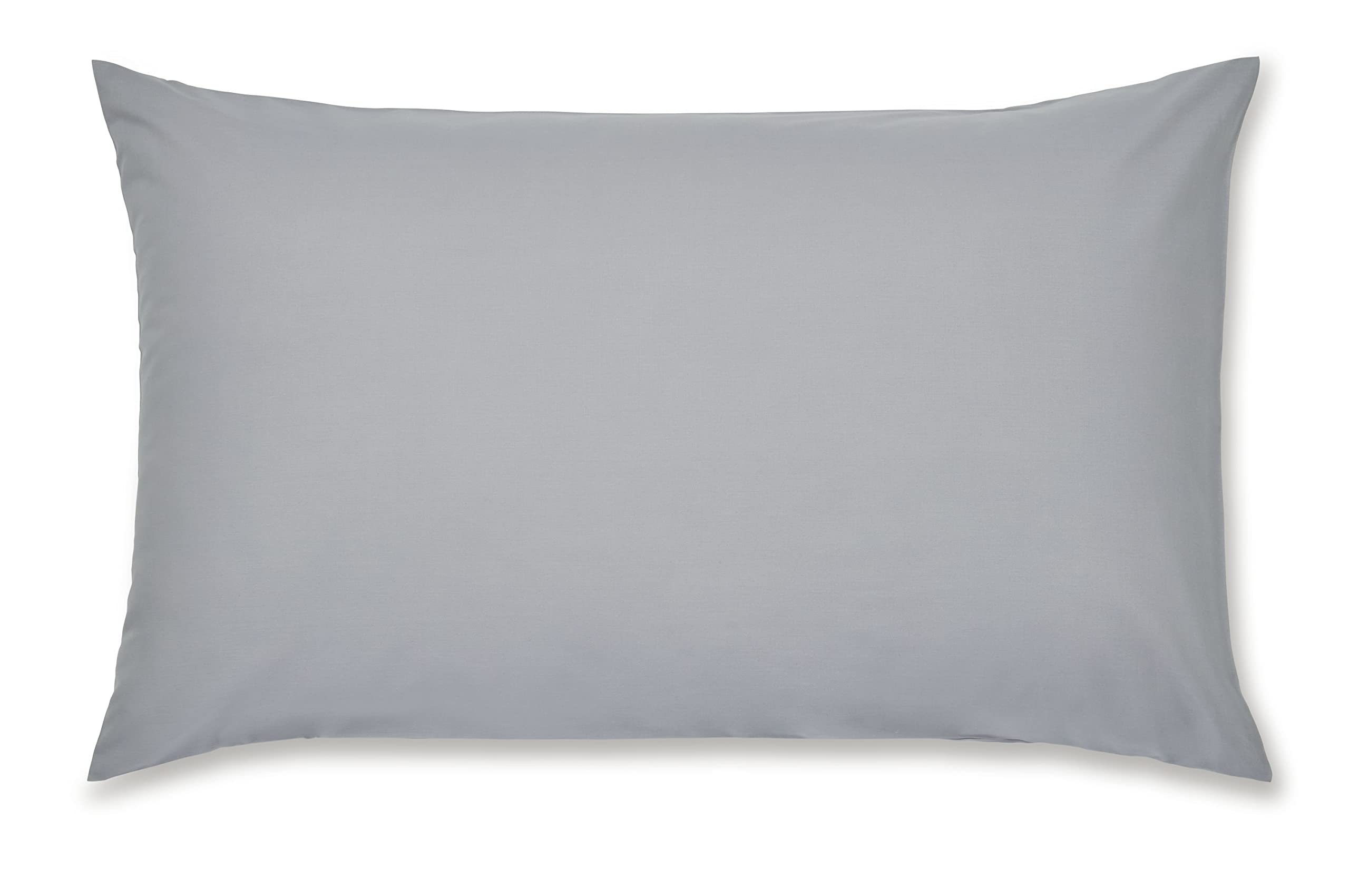 Catherine Lansfield Easy Iron Percale Standard Pillowcase Pair Sage Green