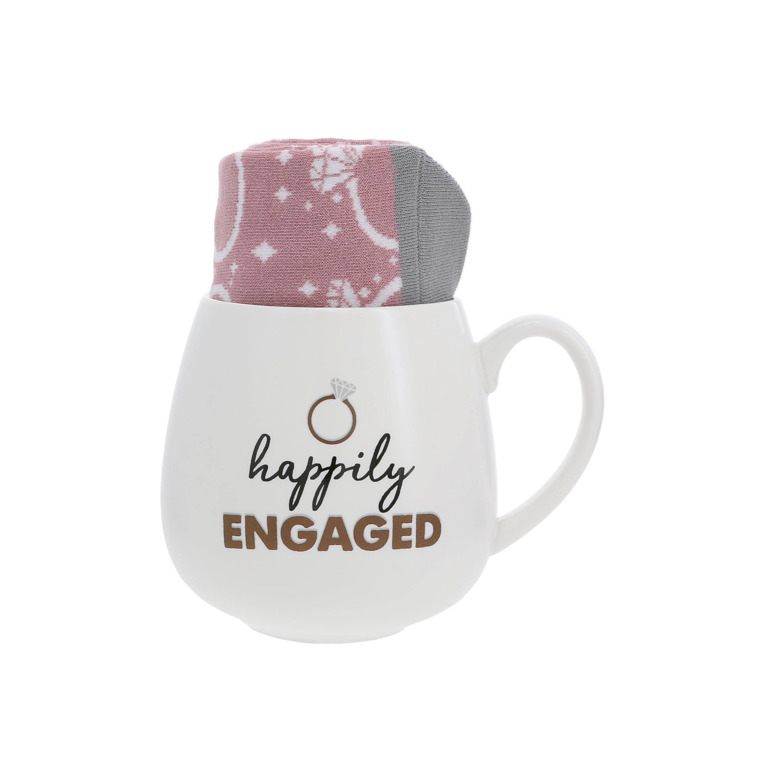 Pavilion - Mr. Always Right - 15.5 Oz Coffee Mug Tea Cup with Crew Socks Husband Valentine's Day Wedding Engagement Bachelor Present