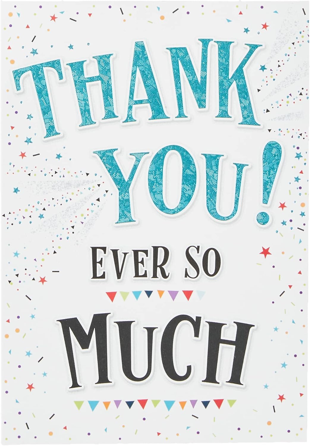Piccadilly Greetings Heartfelt Wishes Sentimental Thank You Card - 9 x 6 inches - Regal Publishing,Yellow