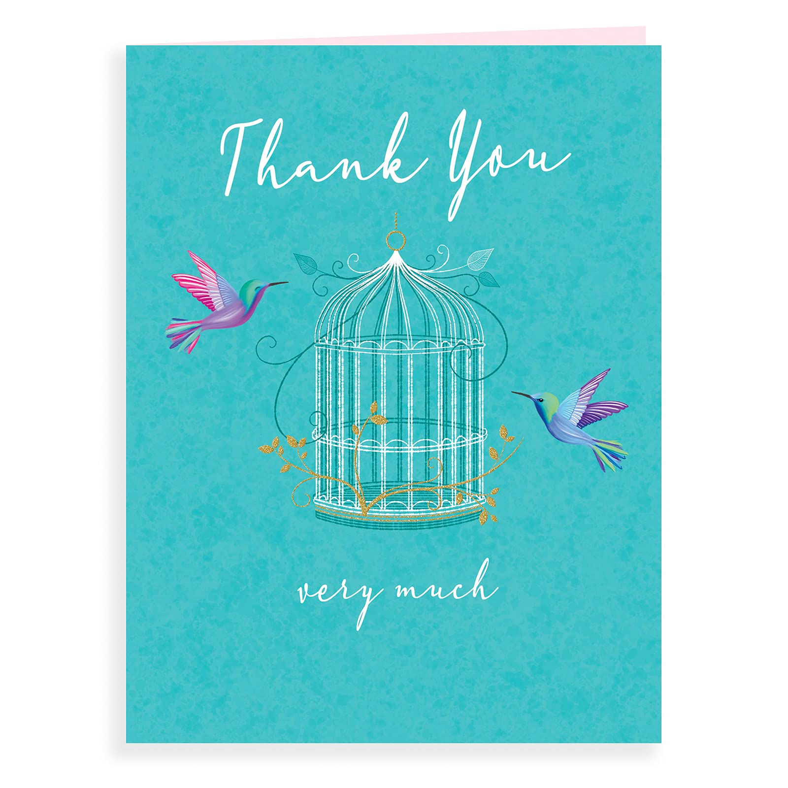 Piccadilly Greetings Heartfelt Wishes Sentimental Thank You Card - 9 x 6 inches - Regal Publishing,Yellow