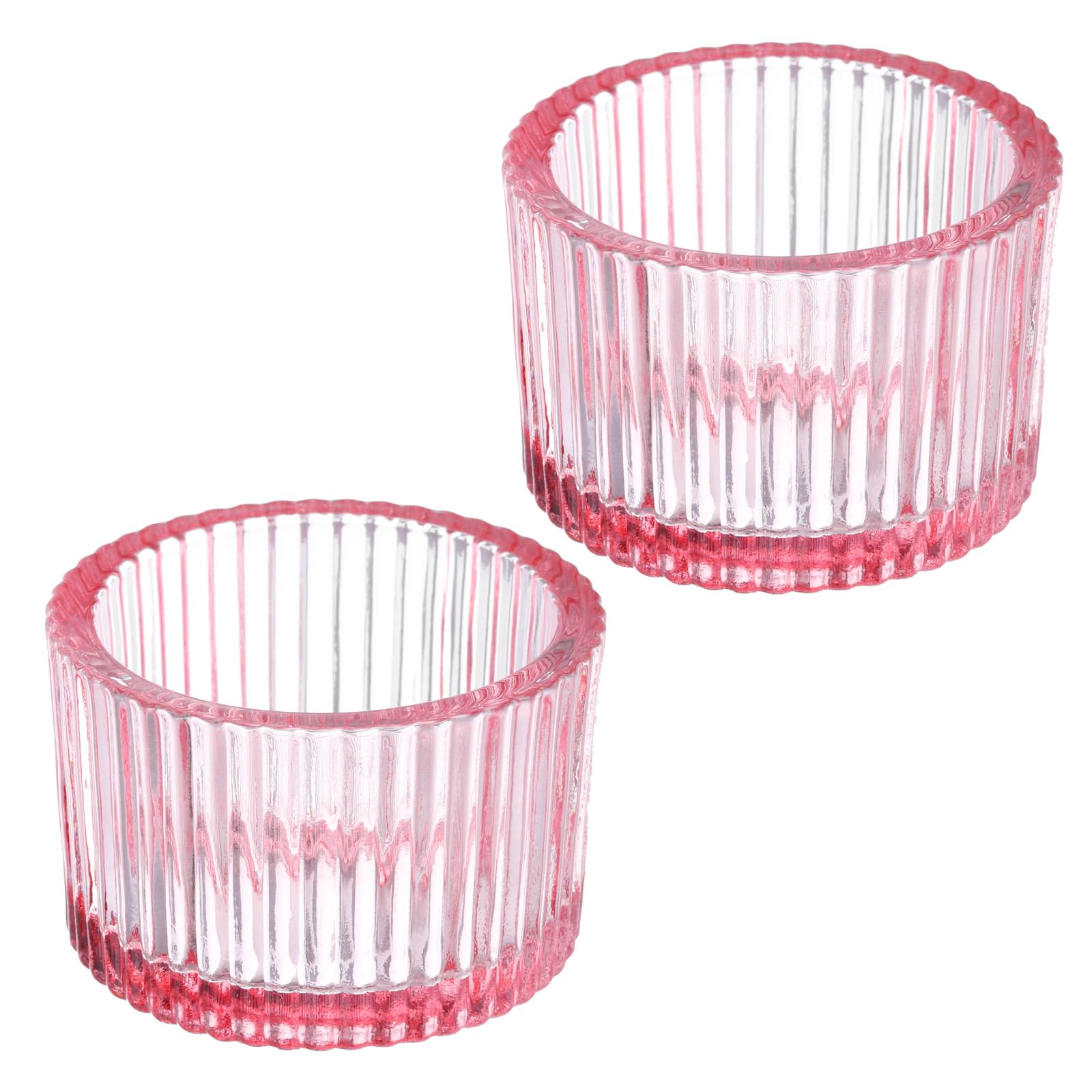 PATIKIL 2 Pcs Tealight Candle Holder, Tea Lights Candle Holder Glass Votive Candle Holders Glass Candle Holders for Table Centerpiece Decor Wedding Dinner Party, Blue