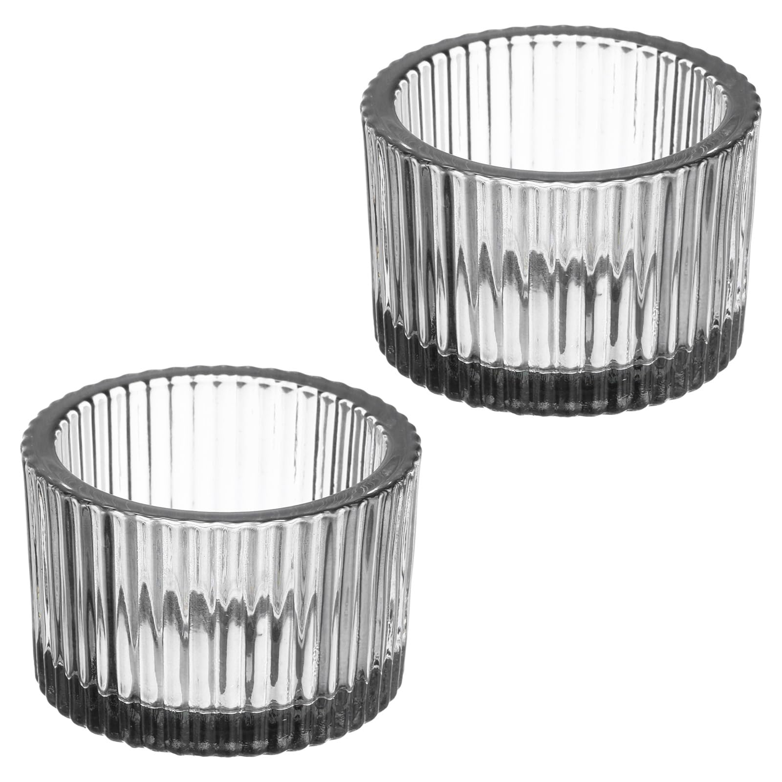 PATIKIL 2 Pcs Tealight Candle Holder, Tea Lights Candle Holder Glass Votive Candle Holders Glass Candle Holders for Table Centerpiece Decor Wedding Dinner Party, Blue