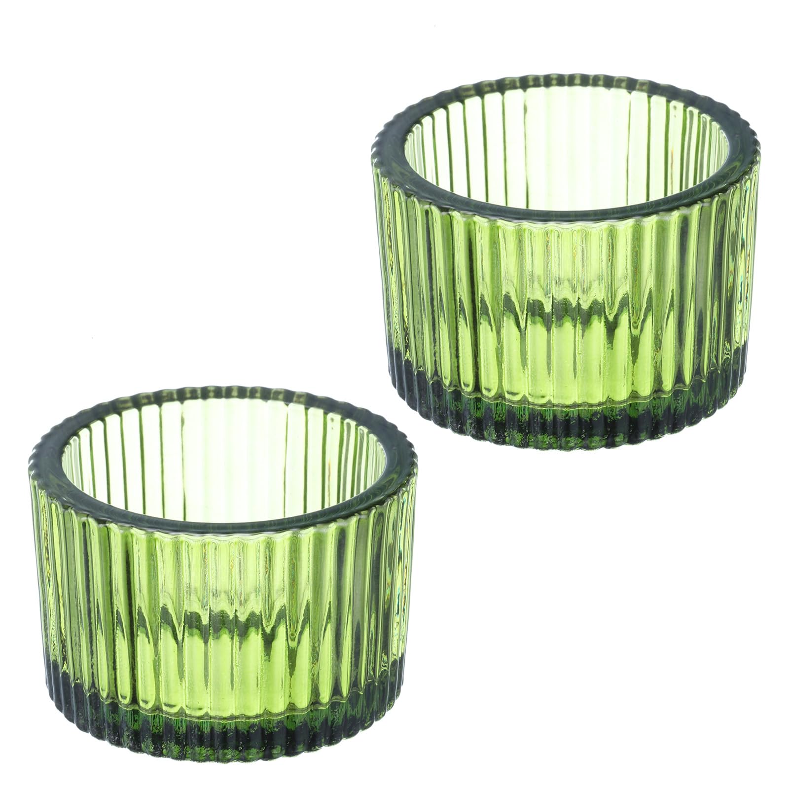 PATIKIL 2 Pcs Tealight Candle Holder, Tea Lights Candle Holder Glass Votive Candle Holders Glass Candle Holders for Table Centerpiece Decor Wedding Dinner Party, Blue