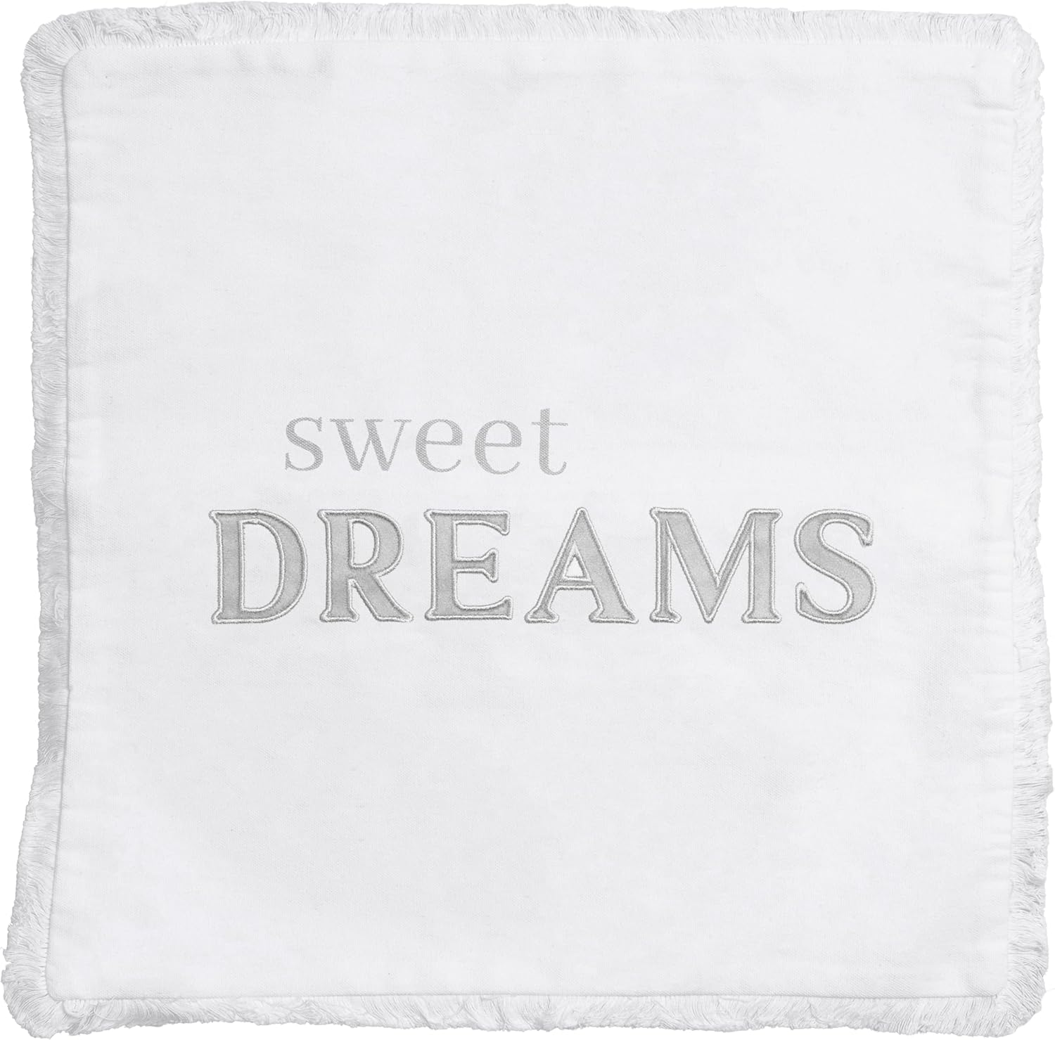 Pavilion - Sweet Dreams - Throw Pillow Cover, 18x18, Decorative Square Throw Pillow Cover, Pillow Case, Housewarming Gifts, Guest Room Decor Bed Pillow Case, 1 Count, White