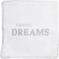 Pavilion - Sweet Dreams - Throw Pillow Cover, 18x18, Decorative Square Throw Pillow Cover, Pillow Case, Housewarming Gifts, Guest Room Decor Bed Pillow Case, 1 Count, White