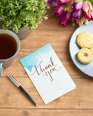 UK Greetings | Thank You Card | Appreciation Cards | Her/Him | Stylish Design | With Envelope | 111 x 165 mm