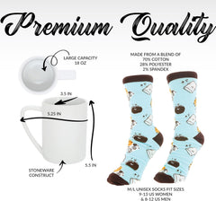 Pavilion Gift Company Men's Mug and Sock Set